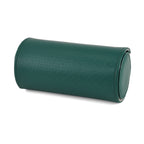 3-Layer Cylindrical Travel Jewellery Roll Organiser Box - Dark Green_8668022_1