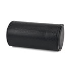 3-Layer Cylindrical Travel Jewellery Roll Organiser Box - Black_8668029_1