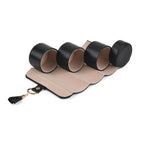 3-Layer Cylindrical Travel Jewellery Roll Organiser Box - Black_8668029_3