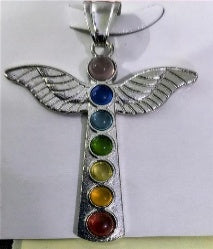 Multi Color Crystal Cross Pendant in Silver Tone 3.00 Ct. 8668064 0