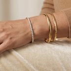 Luxuriant 10K Yellow Gold SI Lab Grown Diamond GH, SI Cluster Bracelet (Size - 8), Gold Wt.1.97 Gms  2.232  Ct._8669047_2