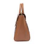 TJC Special Leather Shoulder Bag - Black Brown_8669824_4