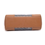 TJC Special Leather Shoulder Bag - Black Brown_8669824_5
