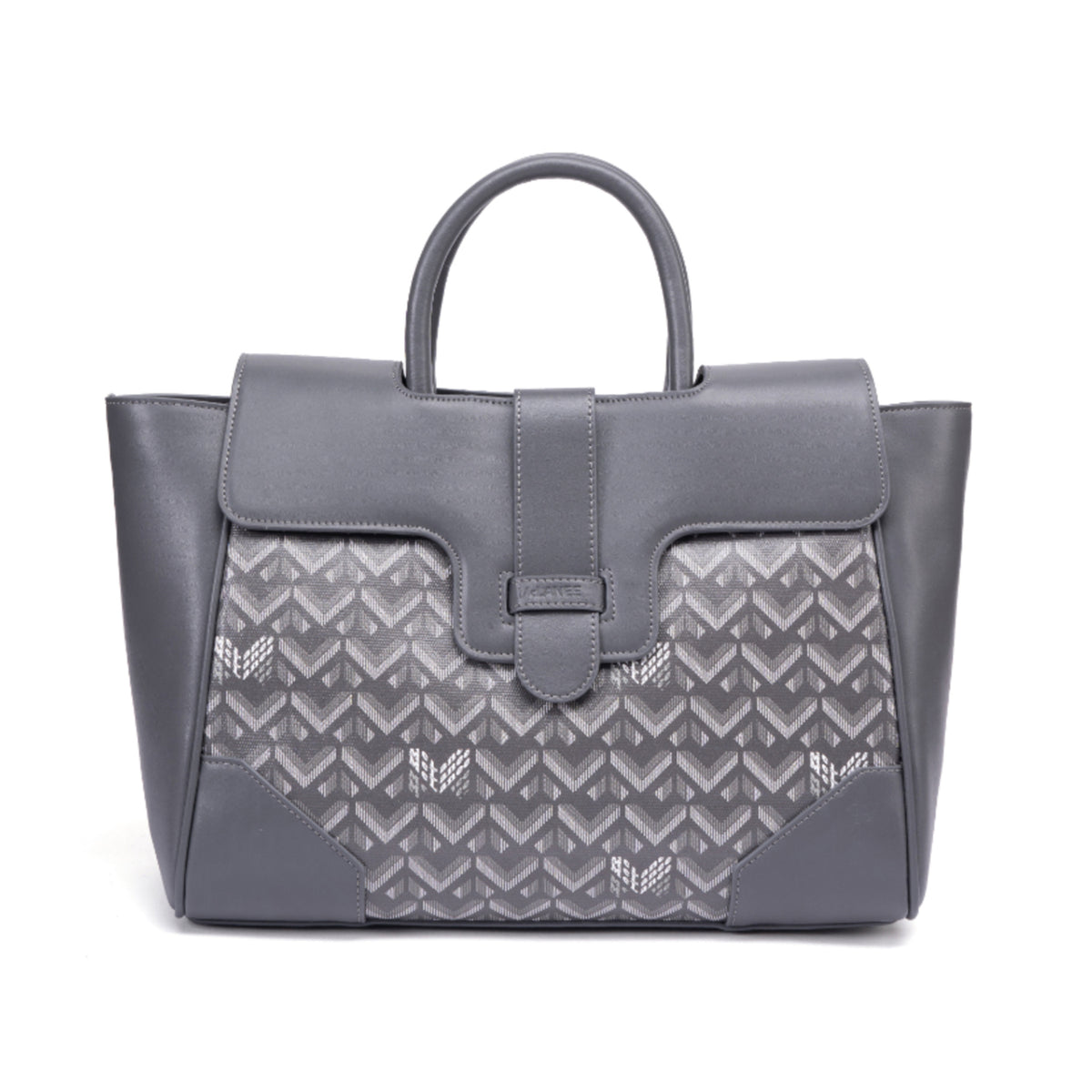 TJC Special Leather Shoulder Bag - Grey 8669826 0