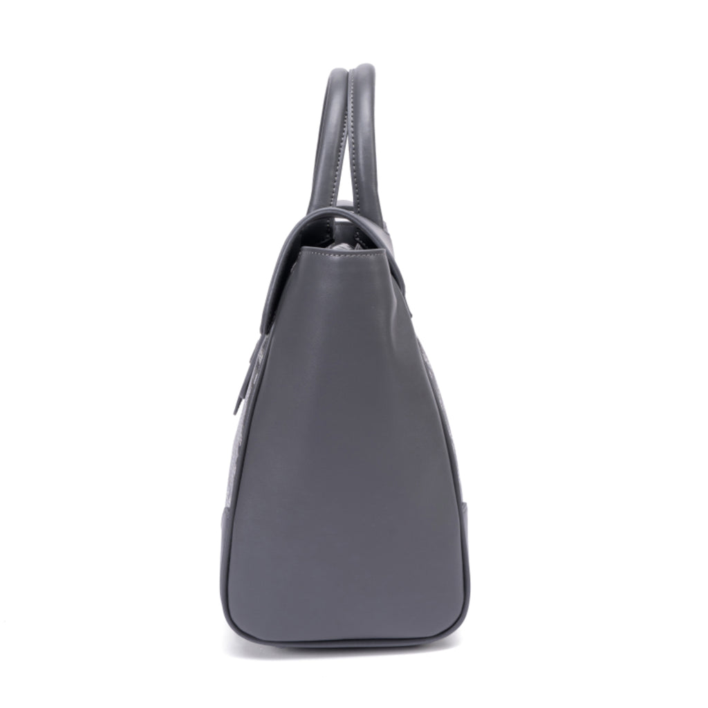 TJC Special Leather Shoulder Bag - Grey_8669826_1