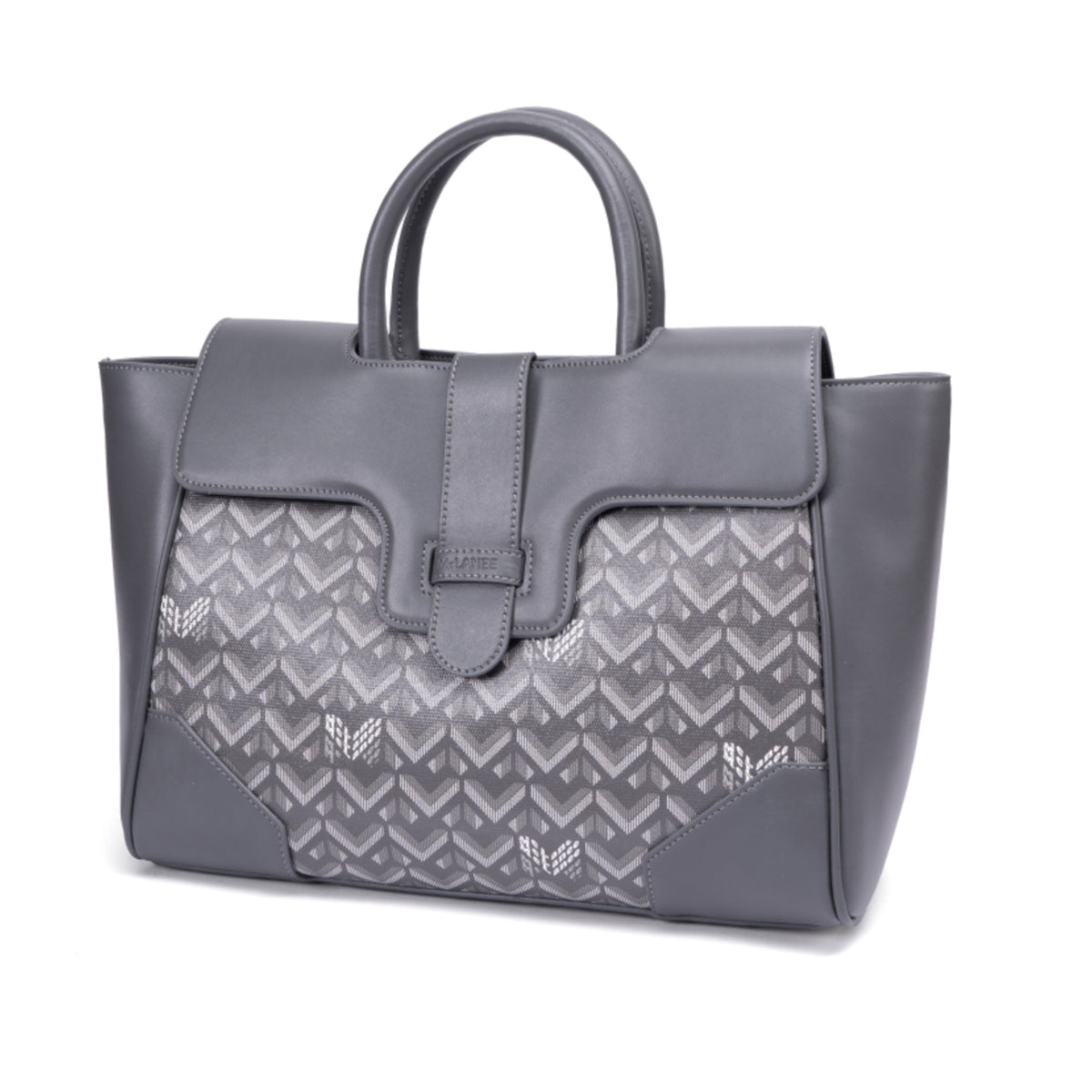 TJC Special Leather Shoulder Bag - Grey 8669826 2