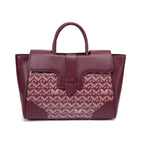 TJC Special Leather Shoulder Bag - Burgundy_8669827