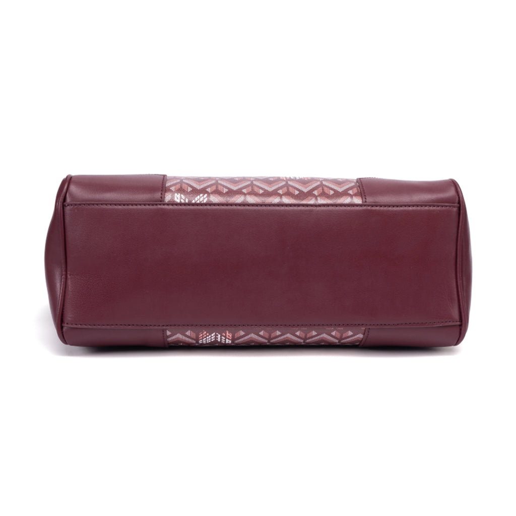 TJC Special Leather Shoulder Bag - Burgundy_8669827_5