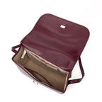 TJC Special Leather Shoulder Bag - Burgundy_8669832_2