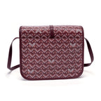TJC Special Leather Shoulder Bag - Burgundy_8669832_3