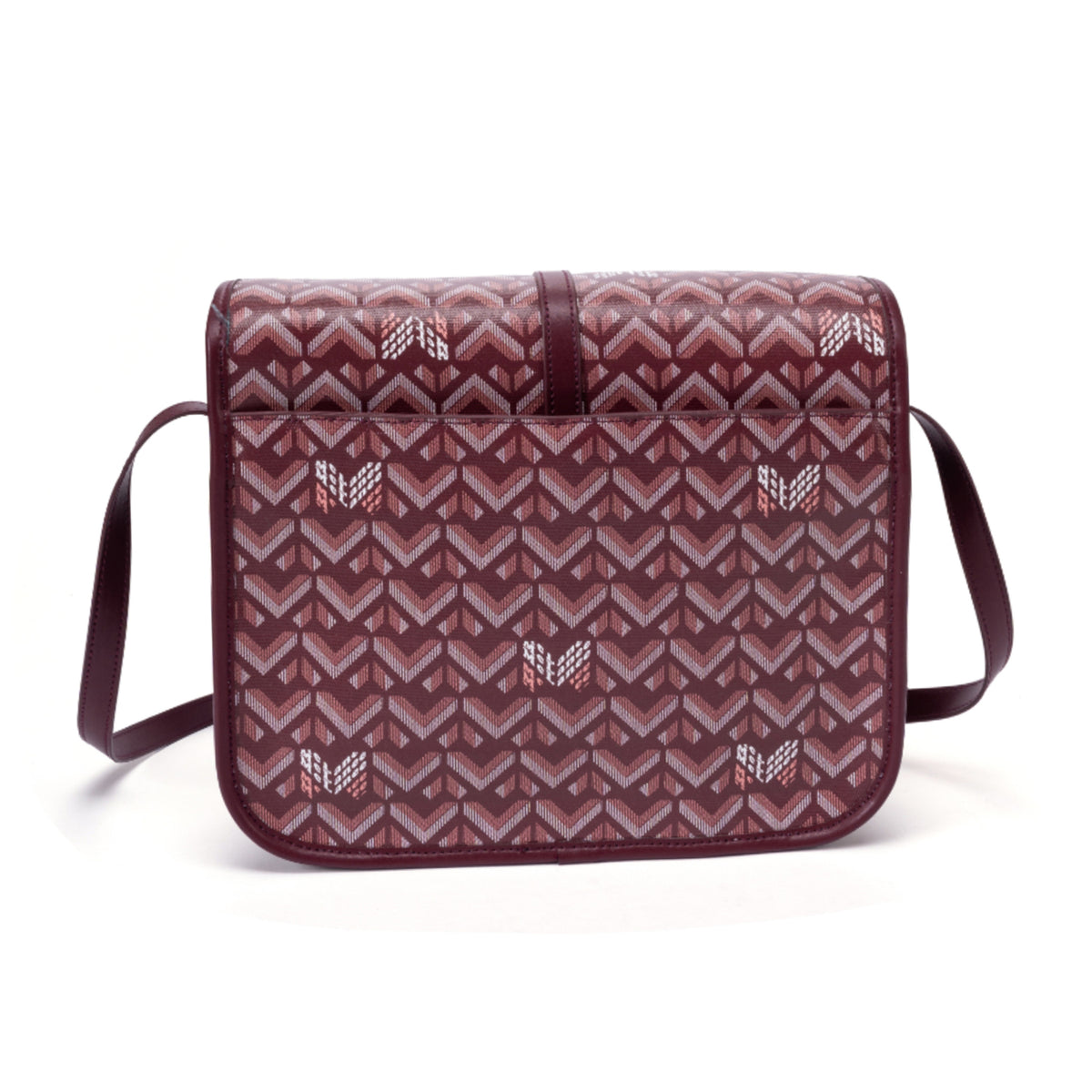 TJC Special Leather Shoulder Bag - Burgundy 8669832 3
