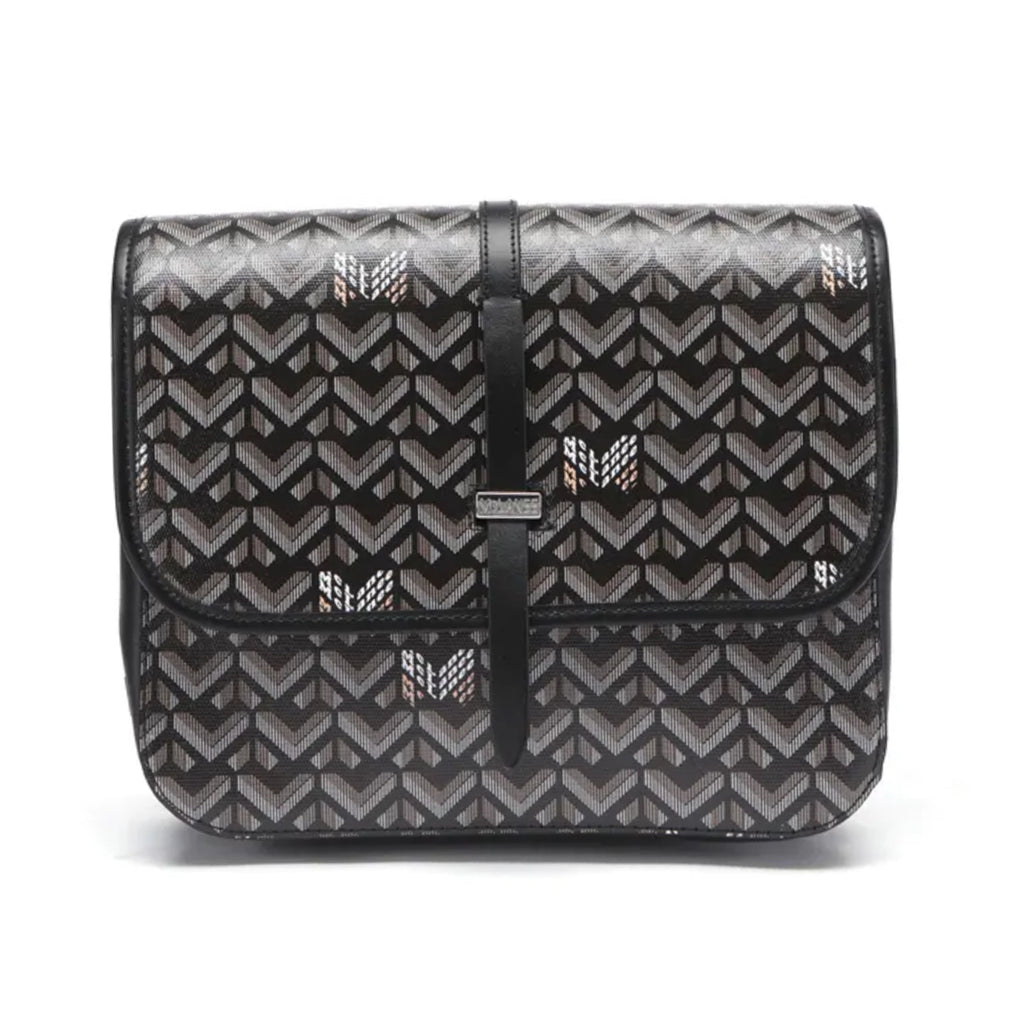 TJC Special Leather Shoulder Bag - Black_8669833