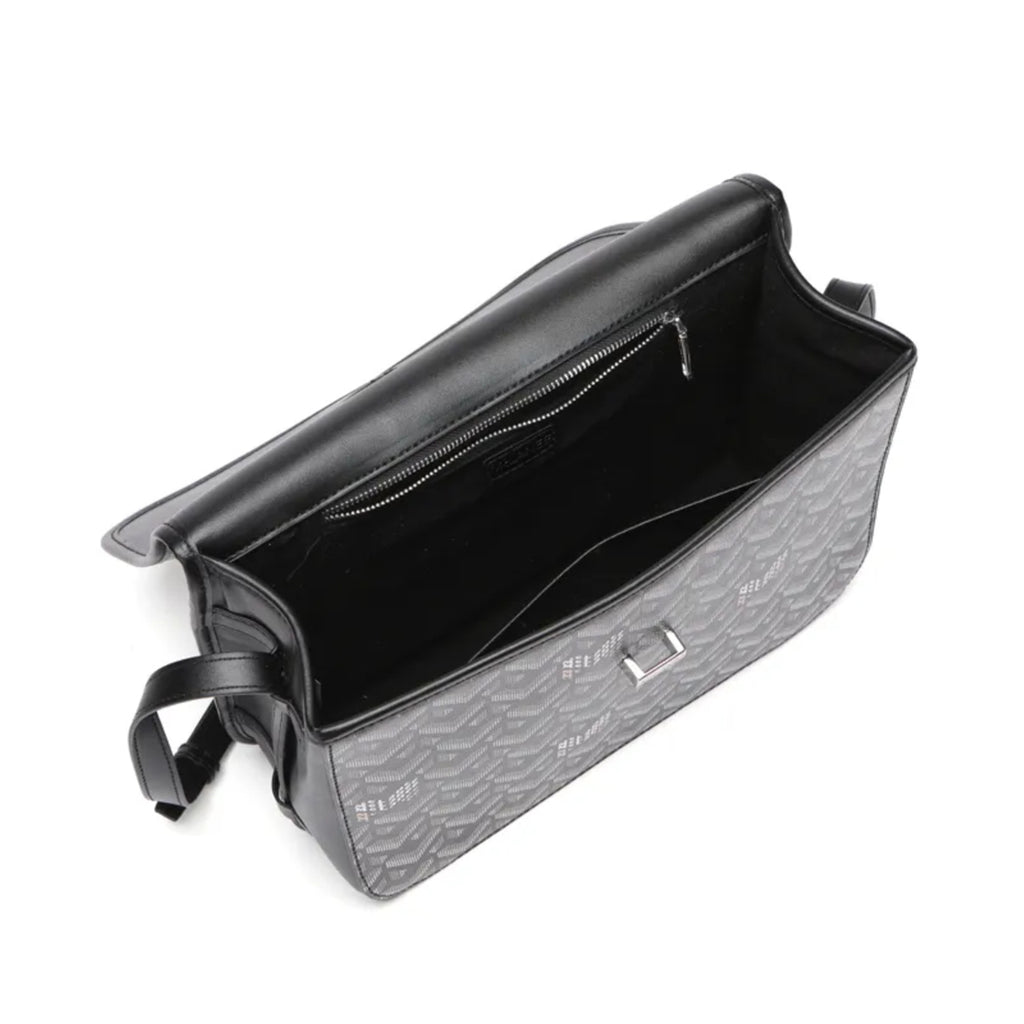 TJC Special Leather Shoulder Bag - Black_8669833_2
