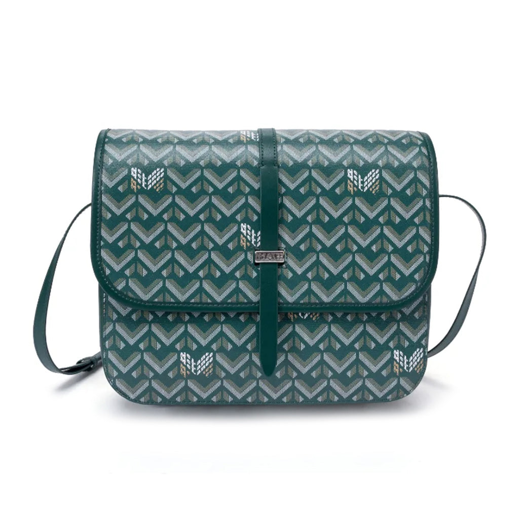 TJC Special Leather Shoulder Bag - Green_8669847
