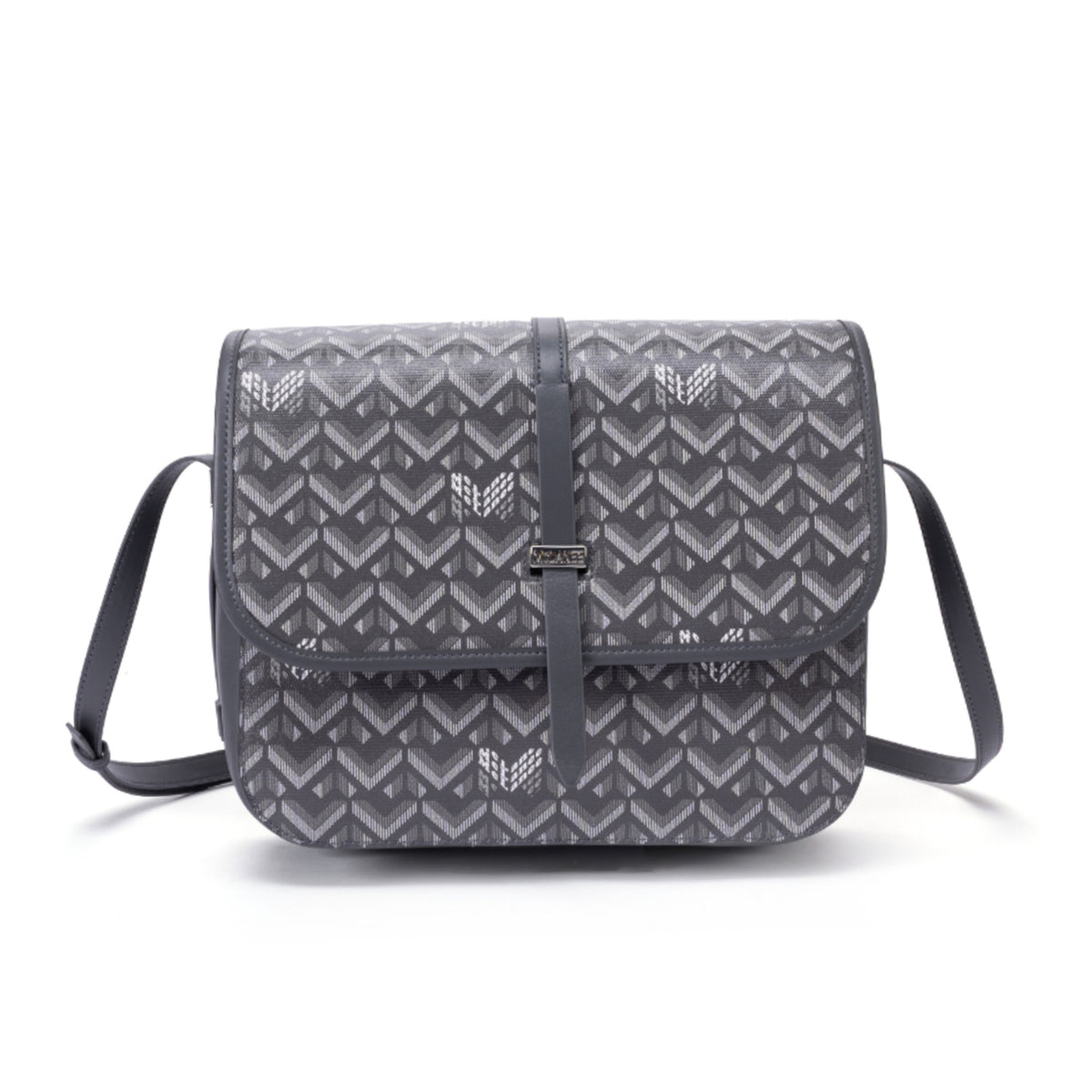 TJC Special Leather Shoulder Bag - Grey 8669848 0