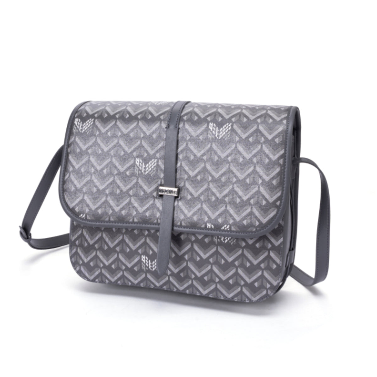 TJC Special Leather Shoulder Bag - Grey 8669848 1