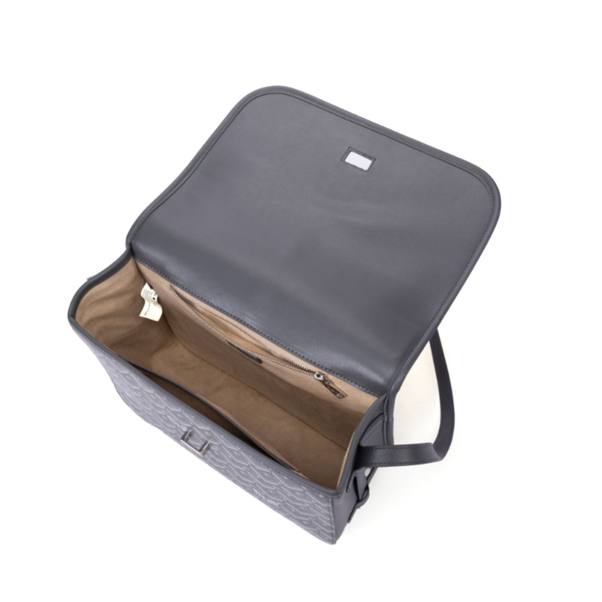 TJC Special Leather Shoulder Bag - Grey 8669848 2