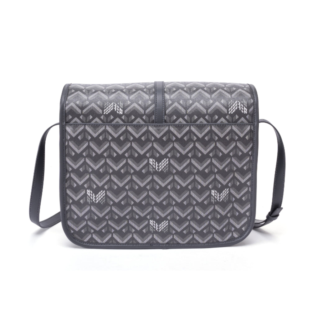TJC Special Leather Shoulder Bag - Grey_8669848_4