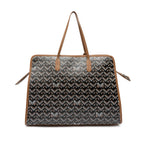 TJC Special Leather Tote Bag - Black Brown_8669861_3