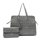 TJC Special Leather Tote Bag - Grey_8669863_2