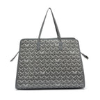 TJC Special Leather Tote Bag - Grey_8669863_3