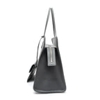 TJC Special Leather Tote Bag - Grey_8669863_5