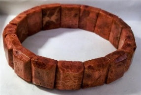 Red Jasper Stretchable Bracelet (Size - 7.25) 190.00 Ct. 8670201 0