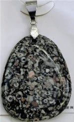 Insect Fossil Jasper Pendant in Silver 100.00 Ct. V32514450 0