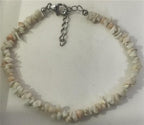 Coral Sterling Silver Chip Beads Bracelet (Size - 7+1 Ext) with Lobster Clasp 20.00 Ct._8670370