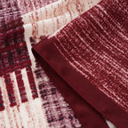 La Marey Patterned Scarf (Size - One Size) - Red_8670605_2