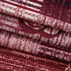 La Marey Patterned Scarf (Size - One Size) - Red_8670605_3