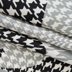 La Marey Patterned Scarf (Size - One Size) - Black & White_8670606_3