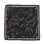 La Marey Patterned Scarf (Size - One Size) - Black_8670607_1