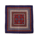 La Marey Patterned Scarf (Size - One Size) - Blue_8670608_1