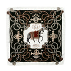 La Marey Patterned Scarf (Size - One Size) - Black Tone_8670610_1