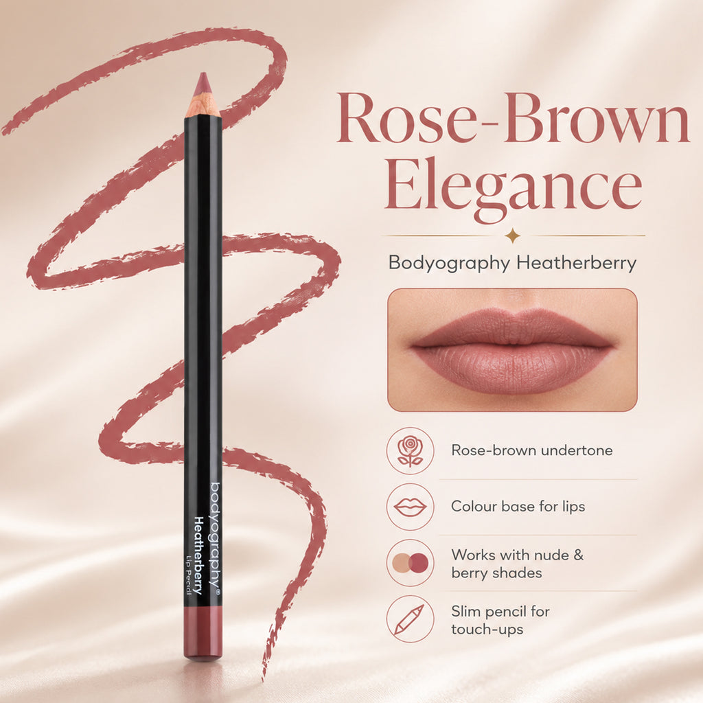 Bodyography Lip Pencil - Heatherberry - Rose/Brown_8671509_4