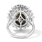EverTrue - Labradorite & White Zircon Halo Ring 16.17 Ct._8672639_3