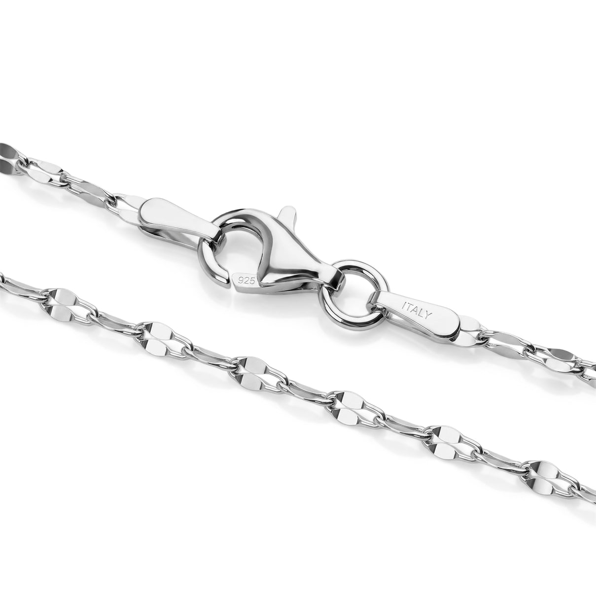 Italian Made Sterling Silver  Necklace (Size - 16) V32490390 2