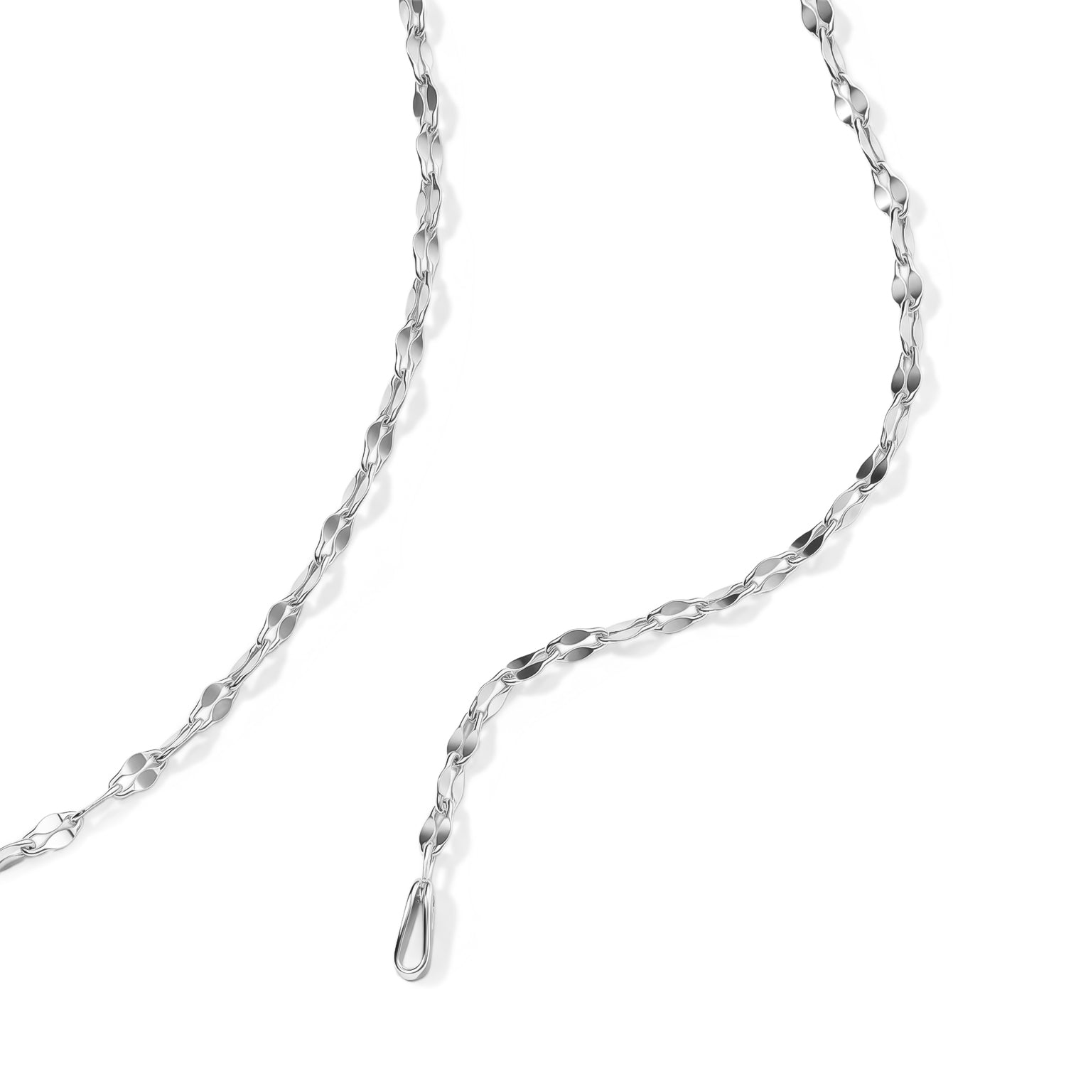 Italian Made Sterling Silver  Necklace (Size - 16) V32490390 3