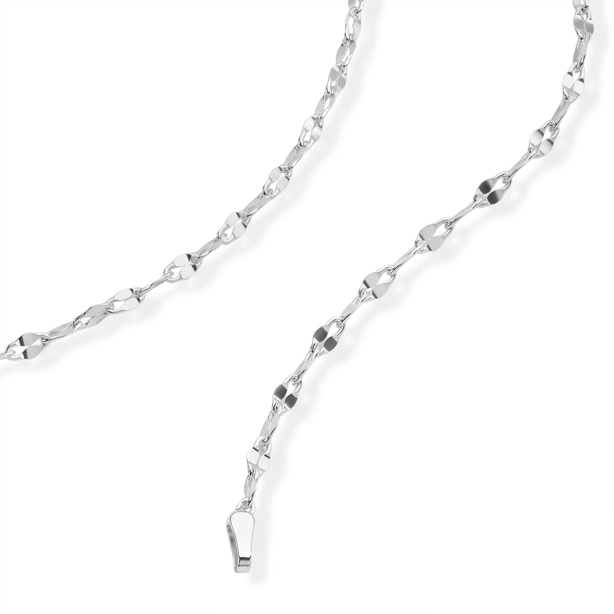 Mega Deals- Sterling Silver Necklace (Size - 24) V32577671 1