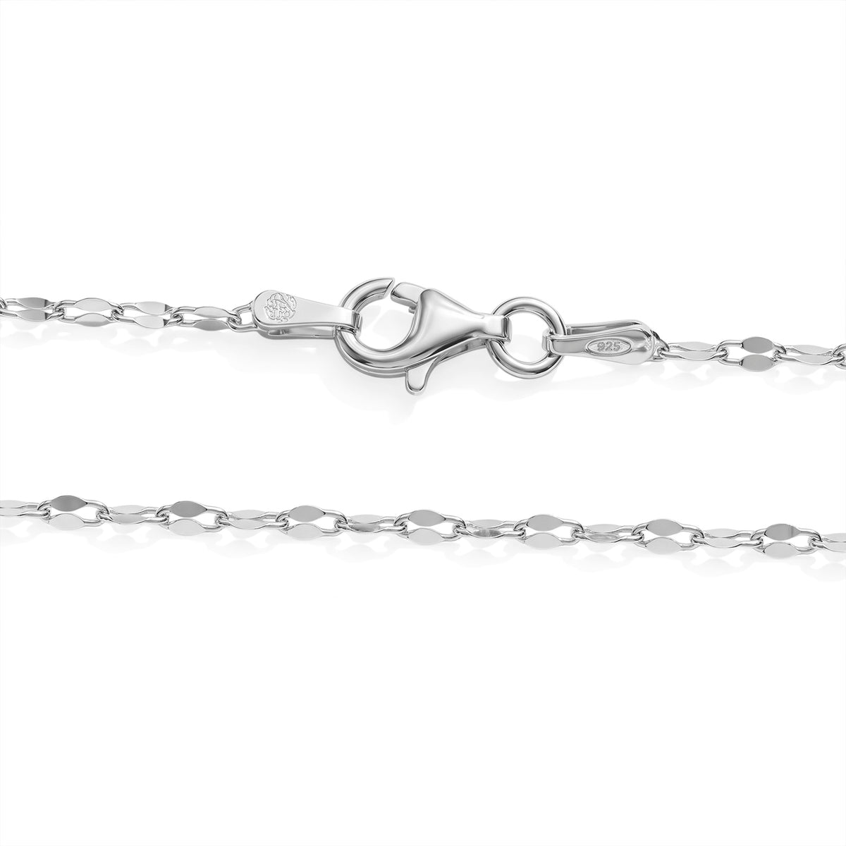 Mega Deals- Sterling Silver Necklace (Size - 24) V32577671 2