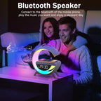 G- Shape Lamp with Wireless Phone Charging and Bluetooth Speaker - White_8675165_1