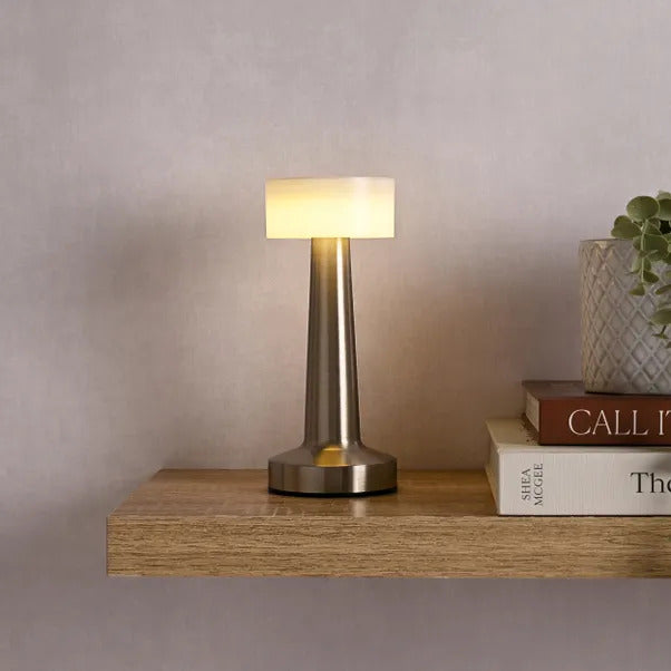 Touch-Control LED Table Lamp - USB Rechargeable - Gold 8675166 1