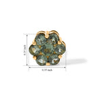 D'Joy Natural Green Apatite Cluster Earring Sterling Silver  1.786  Ct._8675461_4