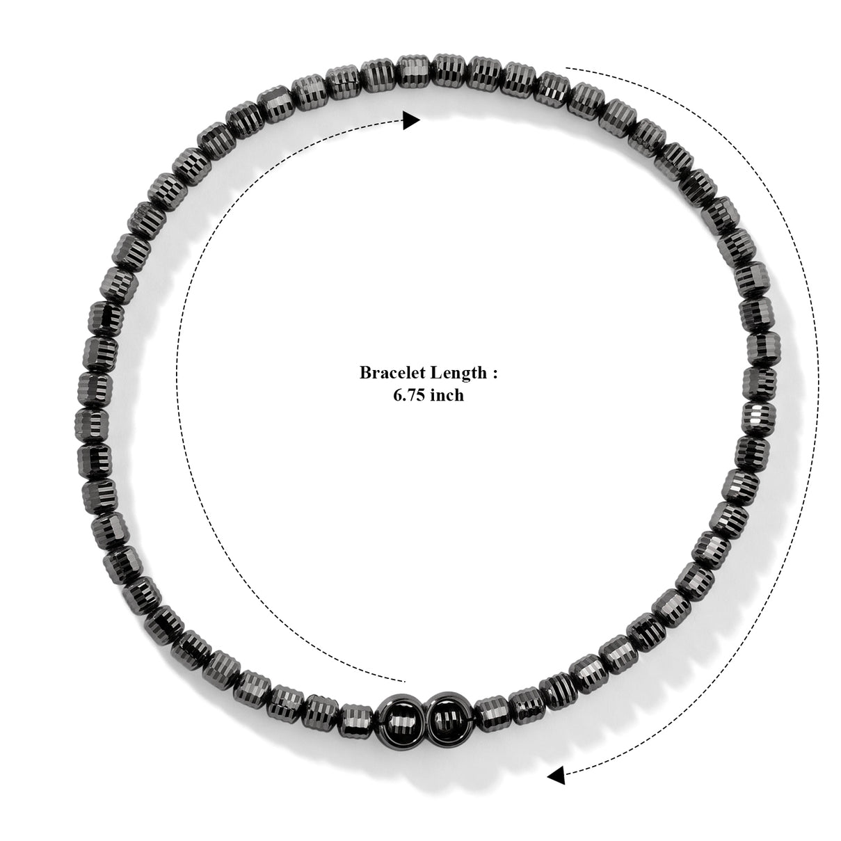 Stretchable Chain Bracelet (Size - 6.75) V32521729 4