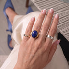 EverTrue - Lapis Lazuli Solitaire Ring in Yellow Gold Tone 11.33 Ct._8676194_2