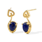 EverTrue - Lapis Lazuli Earring in Yellow Gold Tone 3.10 Ct._8676261