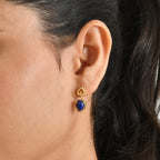 EverTrue - Lapis Lazuli Earring in Yellow Gold Tone 3.10 Ct._8676261_1