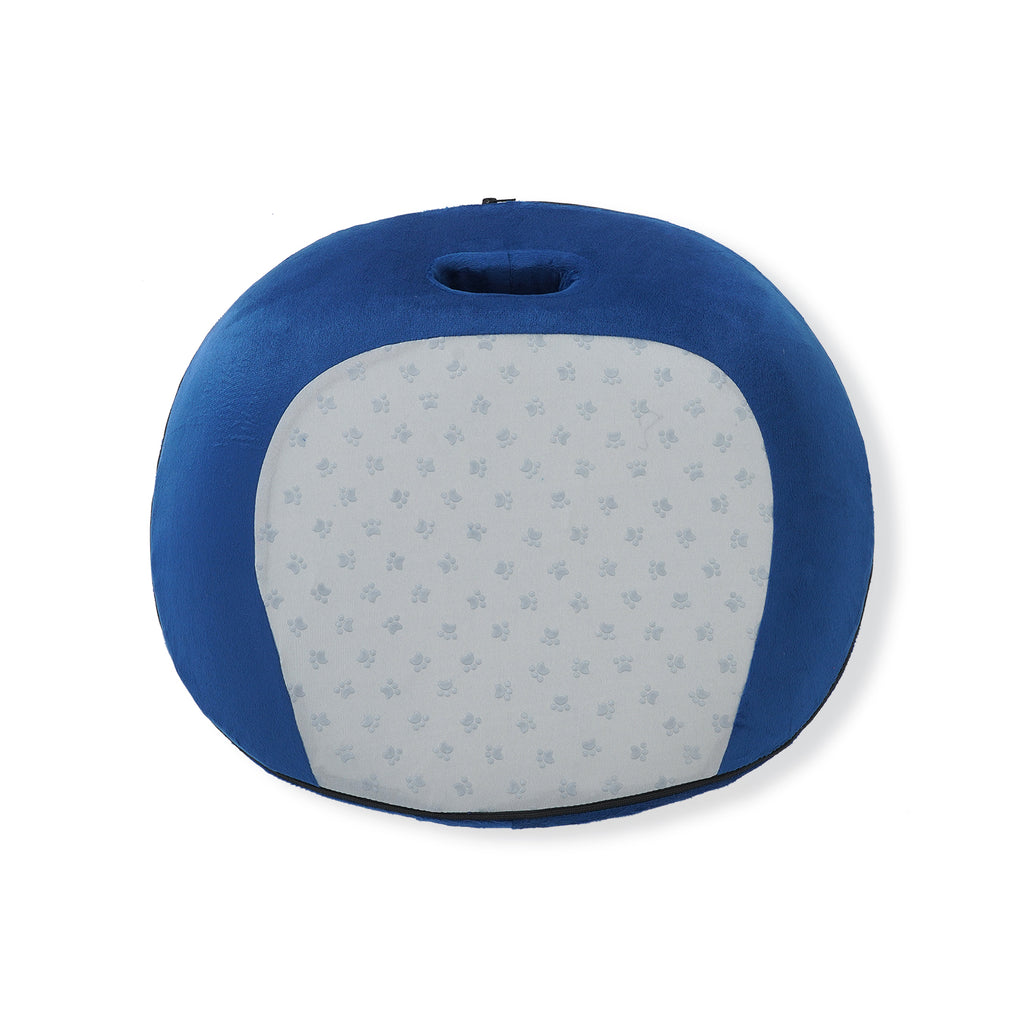 LIVMORE Patterned Pillow - Navy_8676582_1