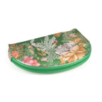 Set of 10 Floral Print Zippered Jewellery & Cosmetic Pouches - Green_8677129_4